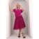Female skirt, size 44, fuchsia color