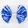 Pompom 1pc, blue color+white