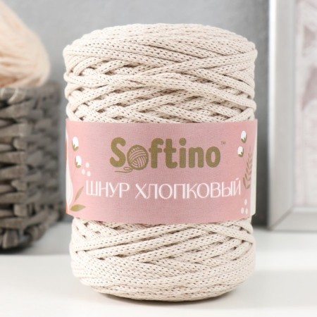 Knitting cord without core 70% cotton, 30% polyester width 3mm 100m/160 ± 10g (103)-3