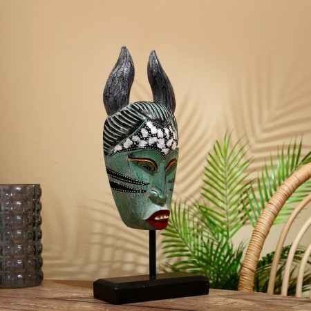 Mask "Judy" on a stand, Albezia 15x8x45 cm