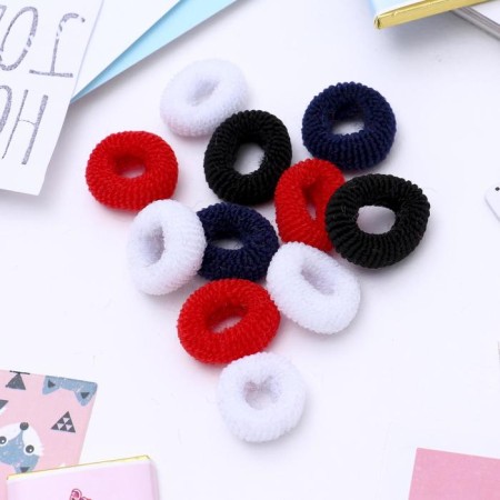 Hair elastic band "Mahrushka" (set 72 pcs) classic, mix-1
