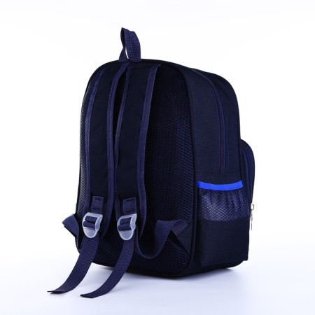 Baby backpack on lightning, 3 outer pockets, black/red color-1