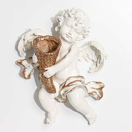 Nastennaya decor "Angel with a mug", 39 x 30 cm, left-2