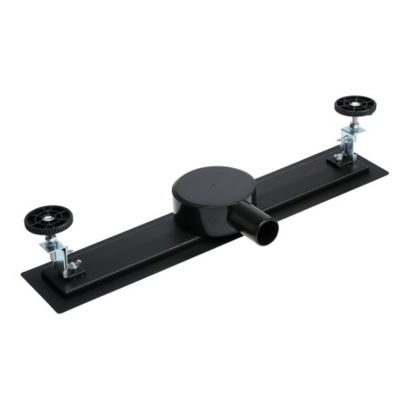 TIM BAD555002BK, 70 x 500 mm, tiles, siphon with a rotation angle of 360 °, black-matte-4