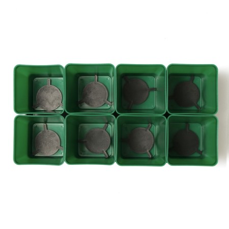 Set for seedlings: glasses of 600 ml (8 pcs), pan 36 × 18 cm, color mix, Greengo-11