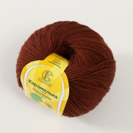 Yarn "caramel" 100% acrylic 175m/50g (127 grill)-1