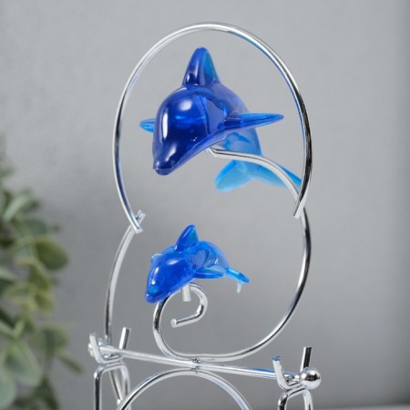 Dolphins pendulum 1 Bol and 3 Mal 9.5 x 8 x 19.5 cm-5