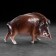 Souvenir "Boar", without a stand, 9 x 7 x 14 cm, porcelain