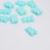 Bead "Bear marmalade" (set of 10 pcs.), 1.8 × 1.2 × 0.8 cm, mint color
