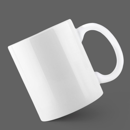 Ceramic mug "Max", 320 ml, white color-2