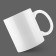 Ceramic mug "Max", 320 ml, white color