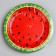 Disposable paper plate "watermelon", 18 cm