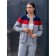 Female ishomine is a suit, size 50, gray color, red color