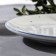 Porcelain plate flat dots nube, d = 20 cm, white color