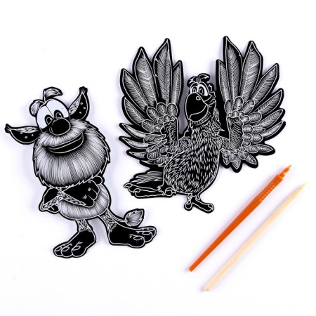 Figure engraving "Buba" 2 pcs. In the set-1