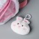 Children's "Bunny" bag with a toy inside, 20 cm, white color