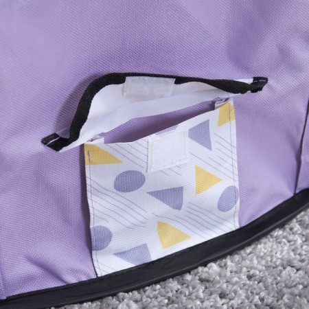 An animal aviary, a tent with a pattern, round, 90 x 55 cm, purple-4