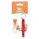 Whistle with adjustable tonality, 7.6 x 1.2 cm, red