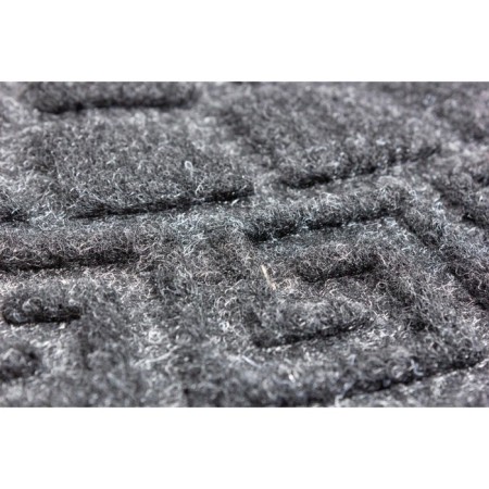 Moisted matting rug "Pres", 40x60 cm, Athena's drawing gray semicircle-3