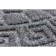 Moisted matting rug "Pres", 40x60 cm, Athena's drawing gray semicircle