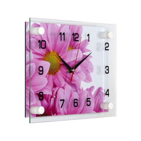 Wall watches: flowers, silent, 20 x 26 cm-1
