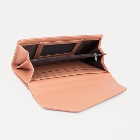 Women's wallet on magnets, powder color-2