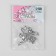 Rhinestones are sewing “drop”, in openwork frame, 6 × 10 mm, 20 pcs, white color