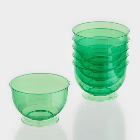 Crecanter Plastic disposable "Crystal", 200 ml, green color-9