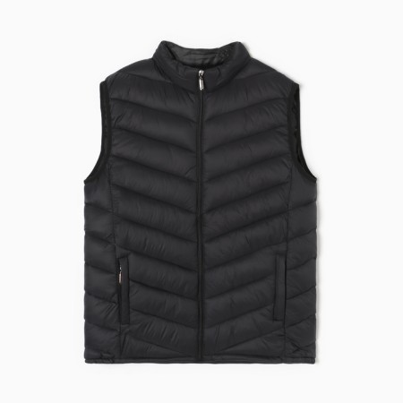 Male vest at the zipper Mist, r.52, black-6