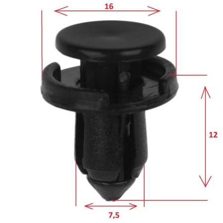 Clip fasteners, KP-0023-1