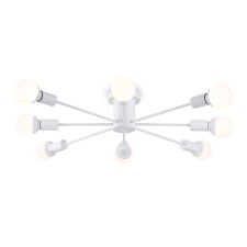 Светильник потолочный в стиле лофт Ambrella light, Loft, TR80408, 8хE27, цвет белый