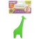 The rattle "Girafics", the color is green, the crumb me