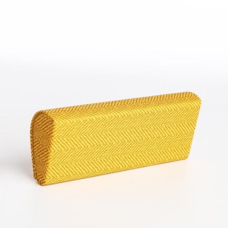 Case for glasses on a cracker, yellow color-1