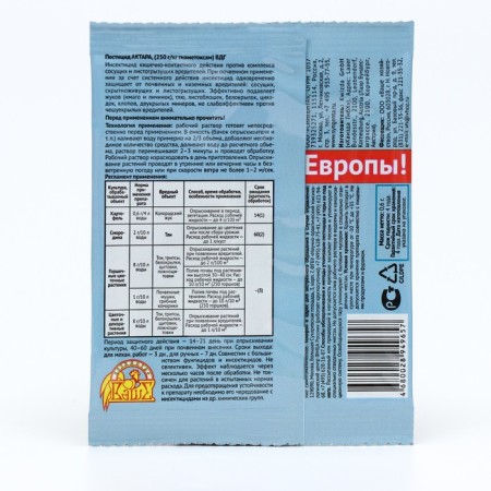 Remedy for pests "Your Economy" "Aktara", dry, insecticide, 0.6 g-1