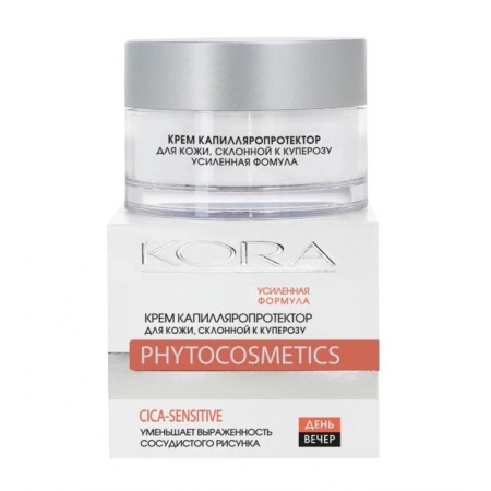 Cream capillaroprotector for the skin Kora, inclined to rosacea, 50 ml