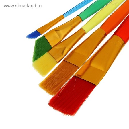 Set of nylon 5 pieces "Rainbow", flat, large-1