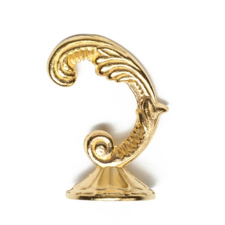 Hook for curtains ks002, one -rod, color gold-7