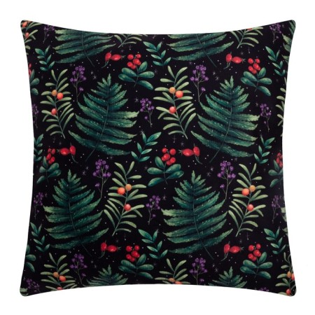Pillowcase decorative Ethel "Paporotnik" 40x40 cm, 100% p/e, velor