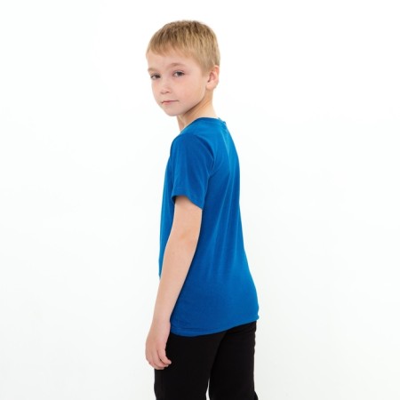 T -shirt children's, blue color, height 122 cm-3