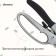 Contact secaterator, 8 "(20 cm), with a ratchet mechanism, metal pens, Greengo