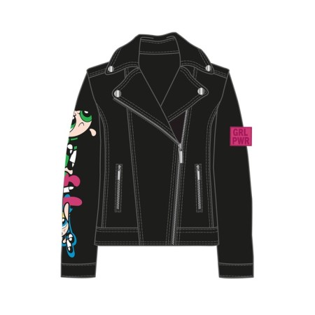 Eco -leather jacket for PlayTode girl, height 146 cm-10