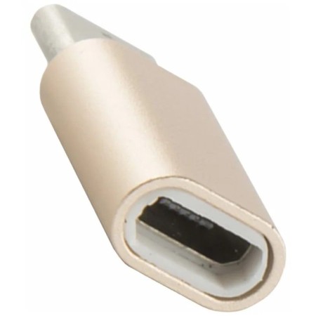 Red Line adapter, with microUSB on Type-C, golden-2
