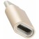 Red Line adapter, with microUSB on Type-C, golden