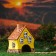 Aroma lace house "Kleosh", 10 cm, handmade, mix