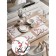 A set of napkins for setting the table "Color Sakura", rectangular, rounded edges, size 30x46 cm, 4 pcs