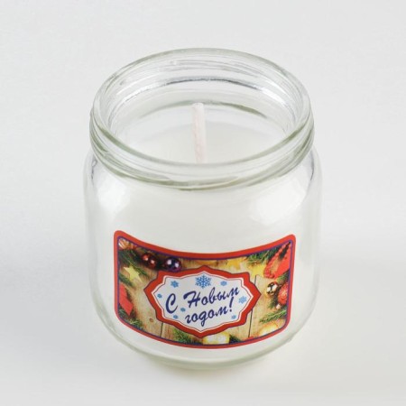 Aromatic candle in the Bank "Winter Jasmine", 6.4x6 cm-2