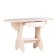 Doner Eco table, 620/1235x600x750, dairy oak