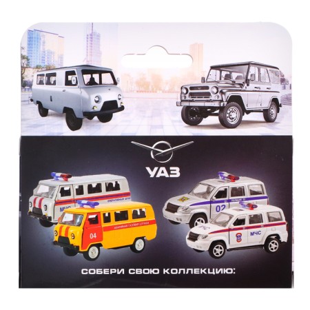 Metal machine "UAZ Patriot. Police ", inertia, 1:50-5