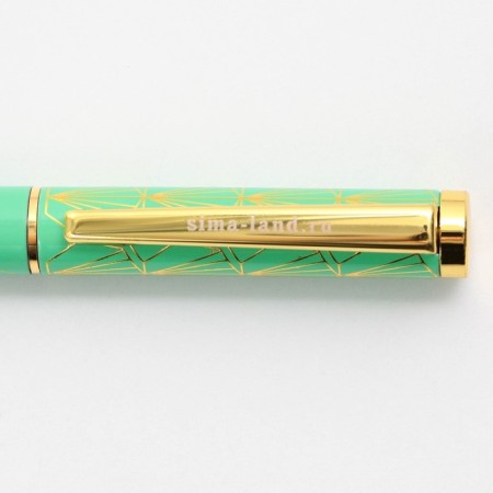 Pen in the gift case “Best Teacher”, metal, blue paste, writing 1 mm node-8