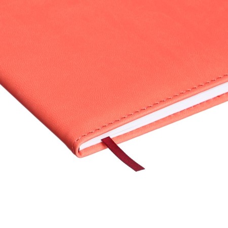 Universal diary for grades 1-11, 48 sheets, Velvet, solid cover, artificial leather, thermoting, liesse, coral-2